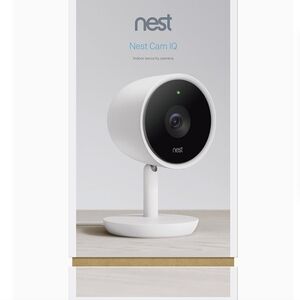 Nest Cam IQ Indoor Security Camera - White New In Box